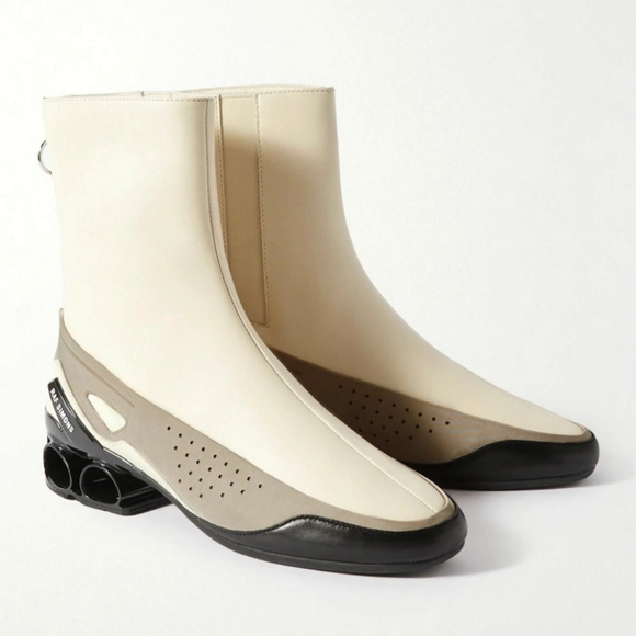 🔴NEW! RAF SIMONS Cycloid 4 Nylon Leather Color-Block - Picture 5 of 6